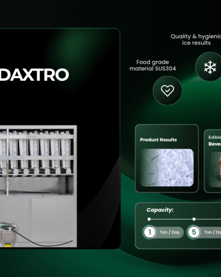 DAXTRO Cube Ice Machine: Solusi Mesin Es Kristal Andal untuk Bisnis F&B