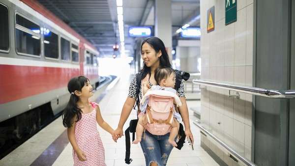 tips mudik dengan transportasi umum bersama anak